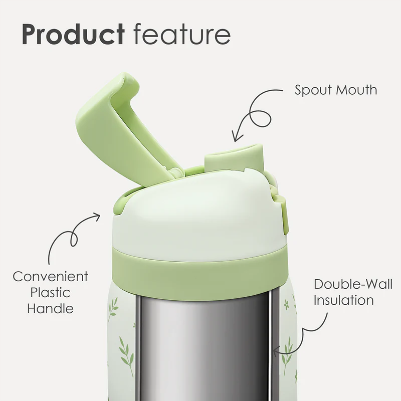 Botanical VividPop | Push-button Lid Water Bottle 32oz
