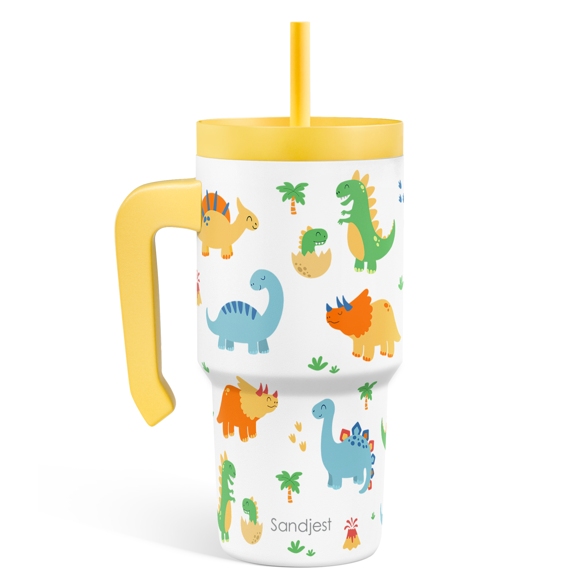 SippyKup 20oz Kids Tumbler with Half Handle | Tiny Dino
