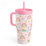 CubbyKup 20oz Kids Leak-proof Tumbler | Rainbows