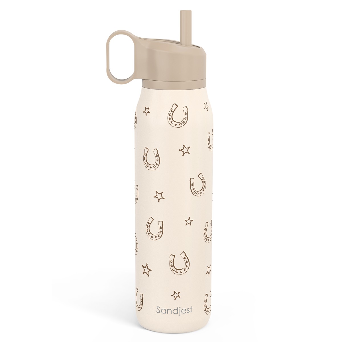 20oz Twist Lid Water Bottle | Horseshoes