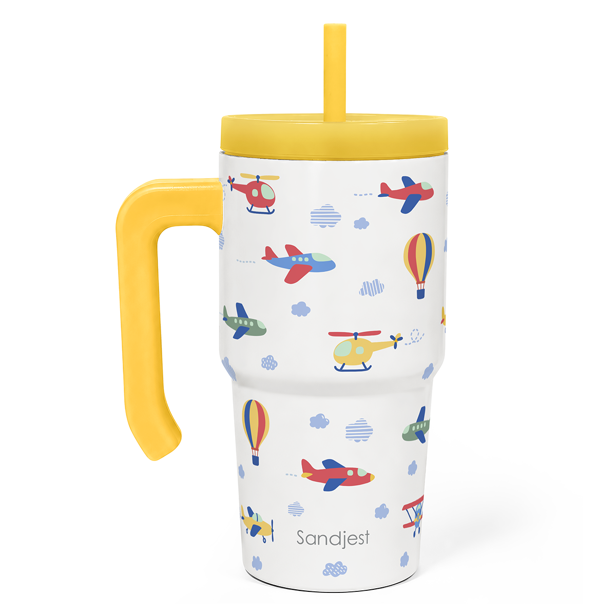 SippyKup 20oz Kids Tumbler with Half Handle | Airplane
