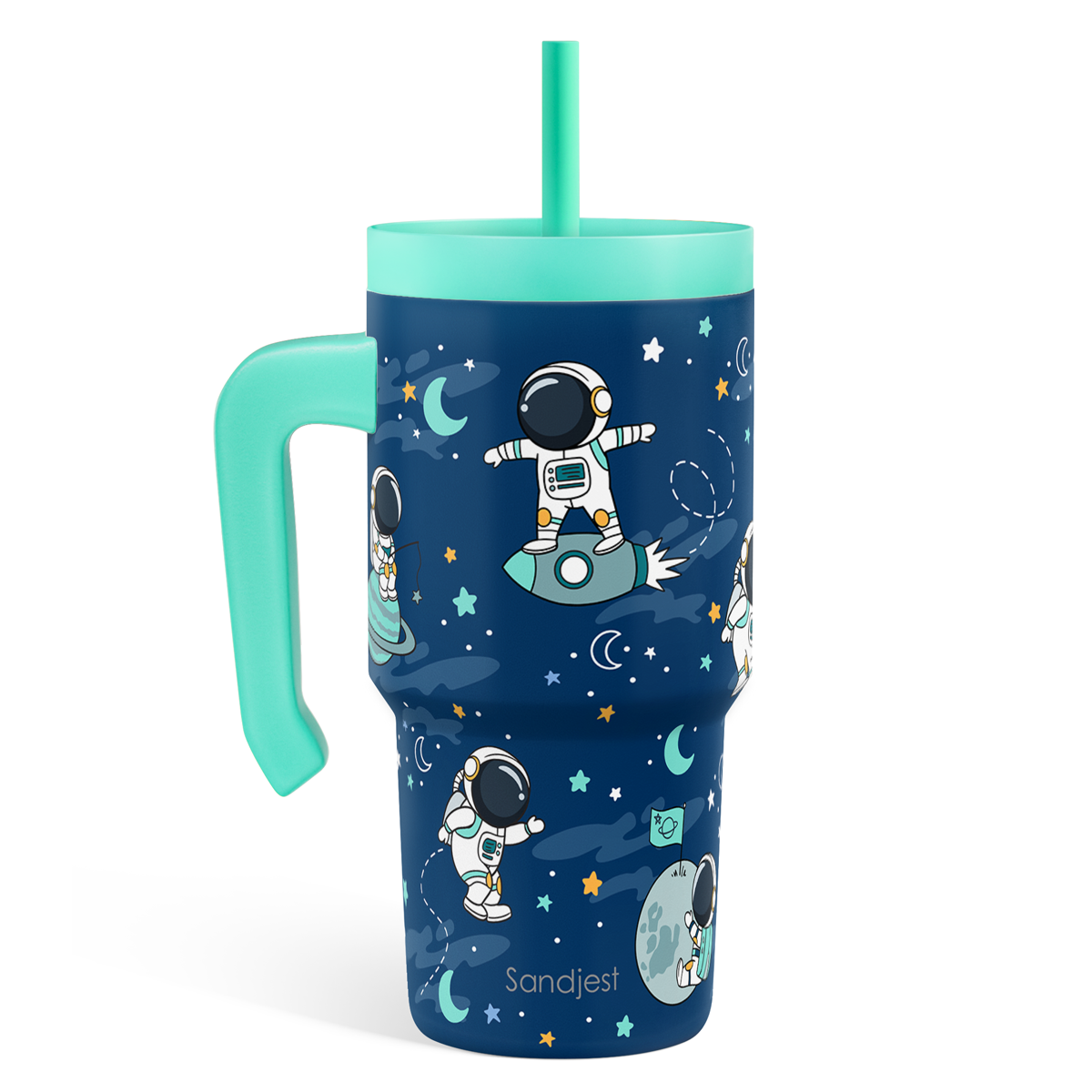 SippyKup 20oz Kids Tumbler with Half Handle | Astronaut