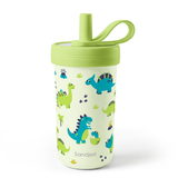 FunzyKup 14oz Kids Spill-resistant Straw Tumbler | Dinosaurs