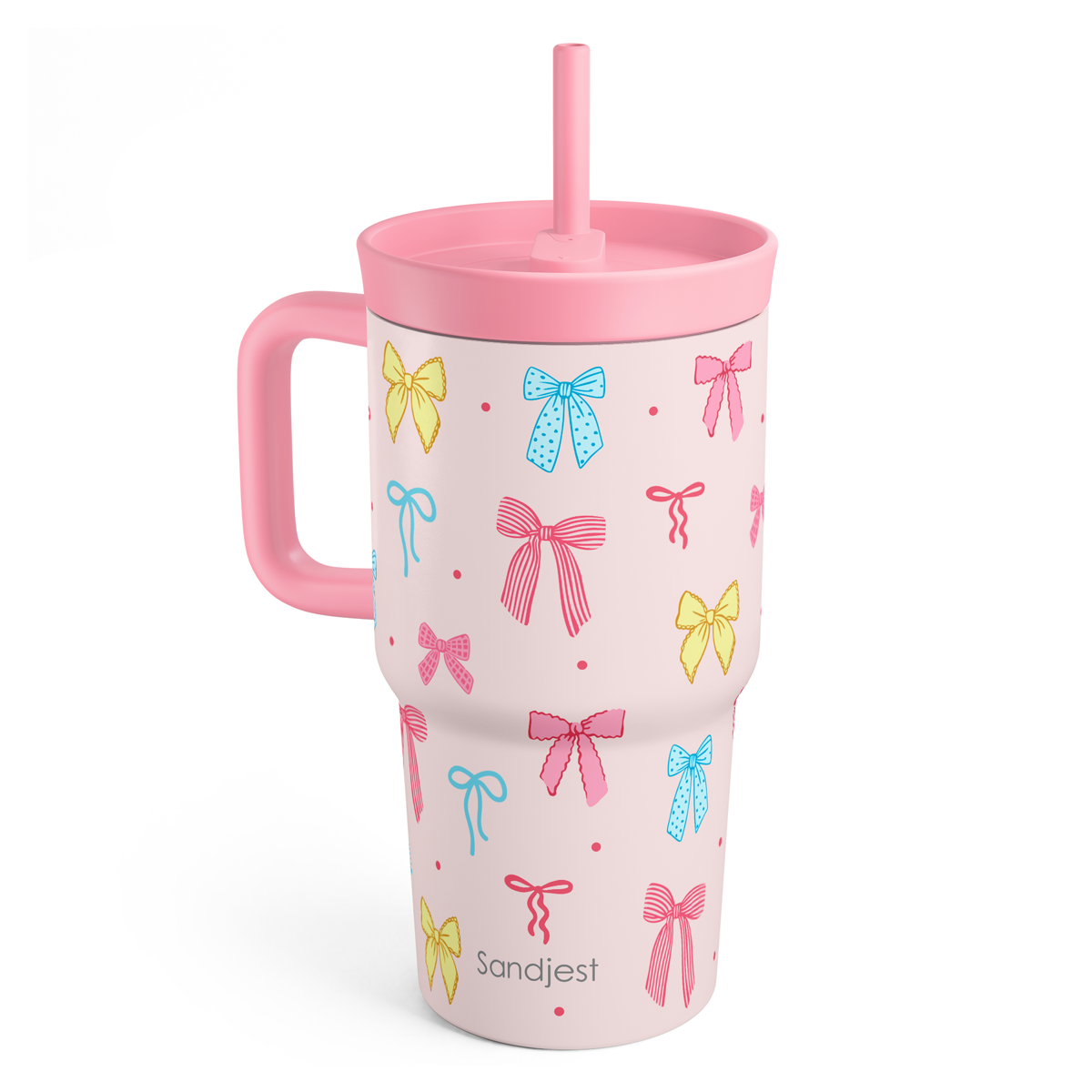 CubbyKup 20oz Kids Leak-proof Tumbler | Ribbon Party