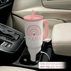 Pink Mom Mama Slidemate | Slider Tumbler with Handle 40oz