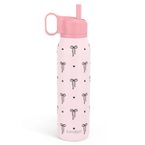 20oz Twist Lid Water Bottle | Sweetheart Bows
