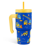 SippyKup 20oz Kids Tumbler with Half Handle | Construction