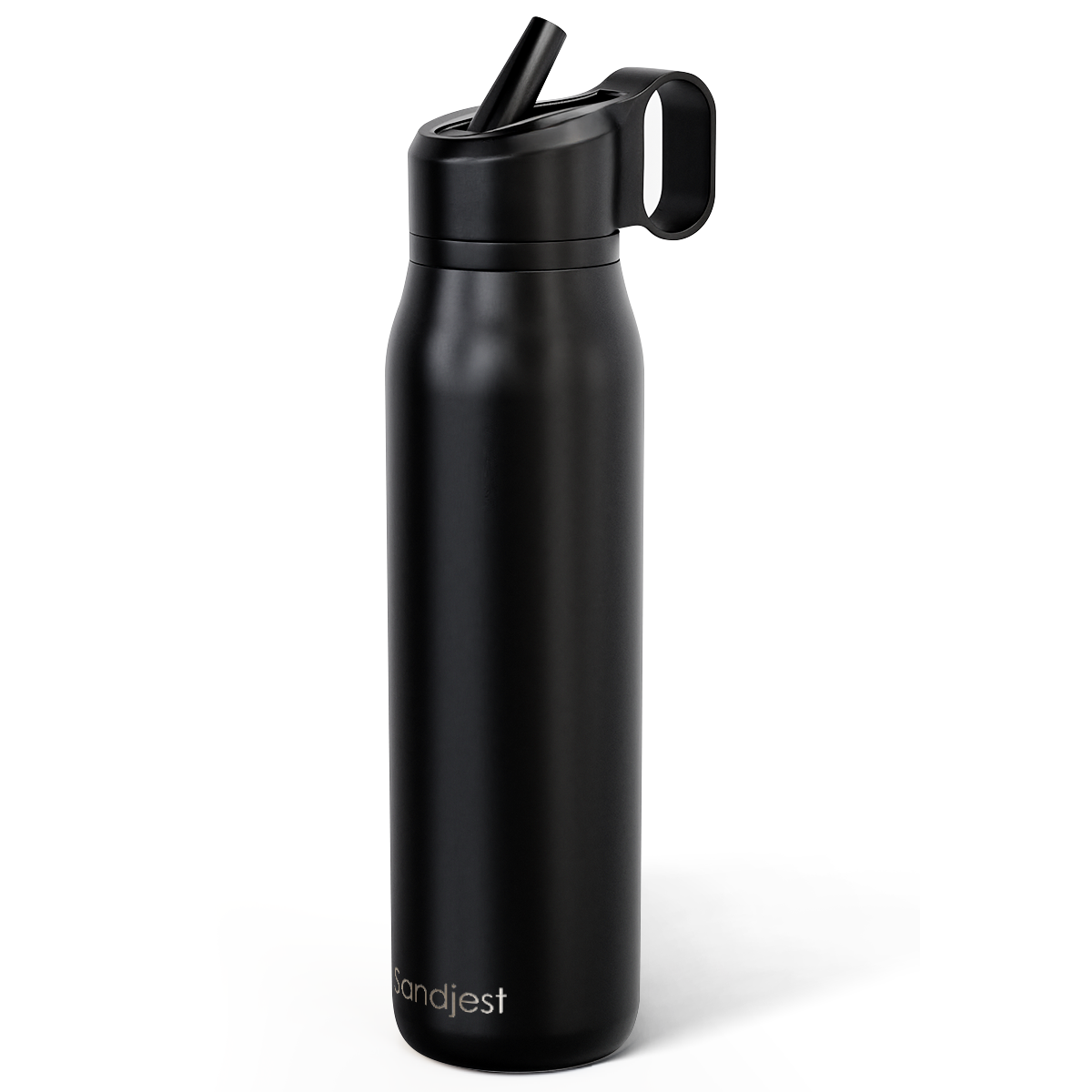 20oz Twist Lid Water Bottle | Matte Obsidian