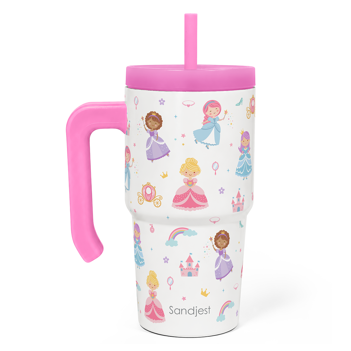 SippyKup 20oz Kids Tumbler with Half Handle | Princess