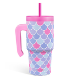 SippyKup 20oz Kids Tumbler with Half Handle | Mermaid Scales