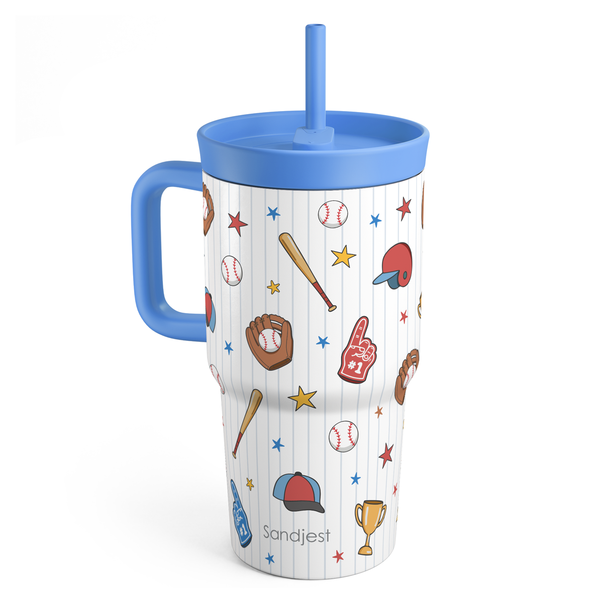 CubbyKup 20oz Kids Leak-proof Tumbler | Baseball