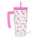 SippyKup 20oz Kids Tumbler with Half Handle | Sweetheart Pink