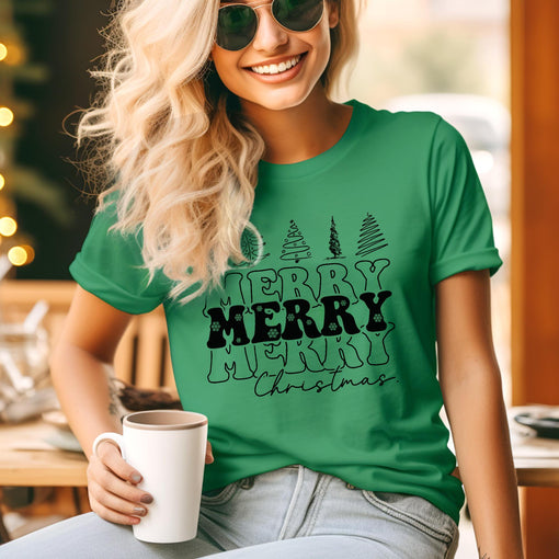 Sandjest Merry Christmas T-Shirt Xmas Gift for Friend Women Men Boy Girl