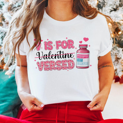 Sandjest Valentine Tee Shirt Gift for Nurse Pharmacist Funny Humor T-Shirt