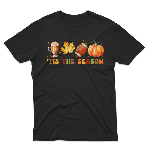 Sandjest Football Shirt, Tis The Season Shirt, Pumpkin Shirt, Football Shirt For Women, Thanksgiving Shirt, Fall Season Shirt, Cute Pumpkin Shirt