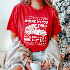 Sandjest Christmas Funny T-Shirt Gifts for Couple Husband Wife Girlfriend Boyfriend