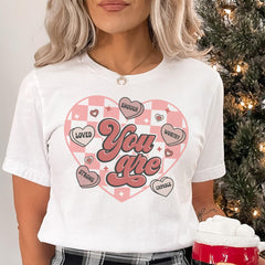 Sandjest Inspirational T-shirt You Are Retro Valentine Gift for Women Girl Friend Teenager