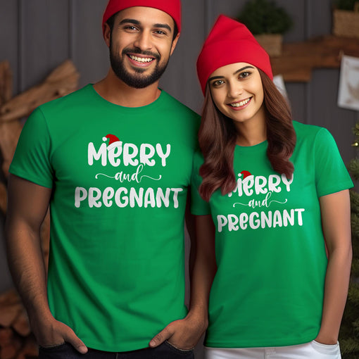 Sandjest Christmas Shirt for Pregnant Women Cute Gift on Xmas