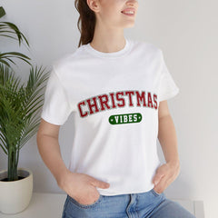 Sandjest Retro Christmas Vibes Tshirt, Cute Christmas Tshirt, Christmas Vibes Tshirt, Xmas Vibes Shirt, Christmas Gift, Christmas Vibes Tee
