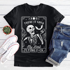 Sandjest Funny T-Shirt There It Goes Tarot Card Style Gift for Women Girl Friend