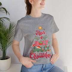 Sandjest Have a Holly Jolly Christmas Tshirt, Retro Christmas Tee, Cute Christmas Tshirt, Holly Jolly Tee, Christmas Gifts