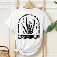 Sandjest Mom T-Shirt Either Way We??re Rockin Motherhood Gift for Women Mother