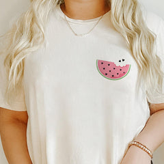 Sandjest Valentine Tee Shirt Watermelon Heart Gift for Couple Wife Girlfriend