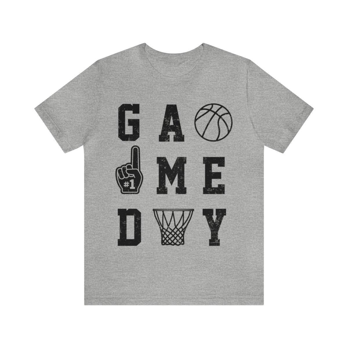 Sandjest Basketball T-Shirt Game Day Gift for Women Girl Friend Men Boy