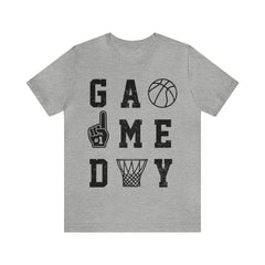 Sandjest Basketball T-Shirt Game Day Gift for Women Girl Friend Men Boy