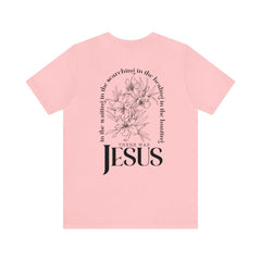 Sandjest Christian T-Shirt in the Waiting in the Searching in the Healing in the Hunting There Was Jesus Gift for Women Girl Friends