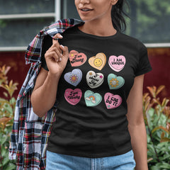 Sandjest Valentine Inspirational T-Shirt I Am Strong Gift for Couple Women Girl Friends