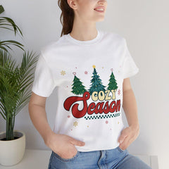 Sandjest Cozy Season Tshirt, Get Cozy Shirt, Cozy Season Merry Christmas, Christmas Tshirt, Winter Tshirt, Christmas Tee Shirt