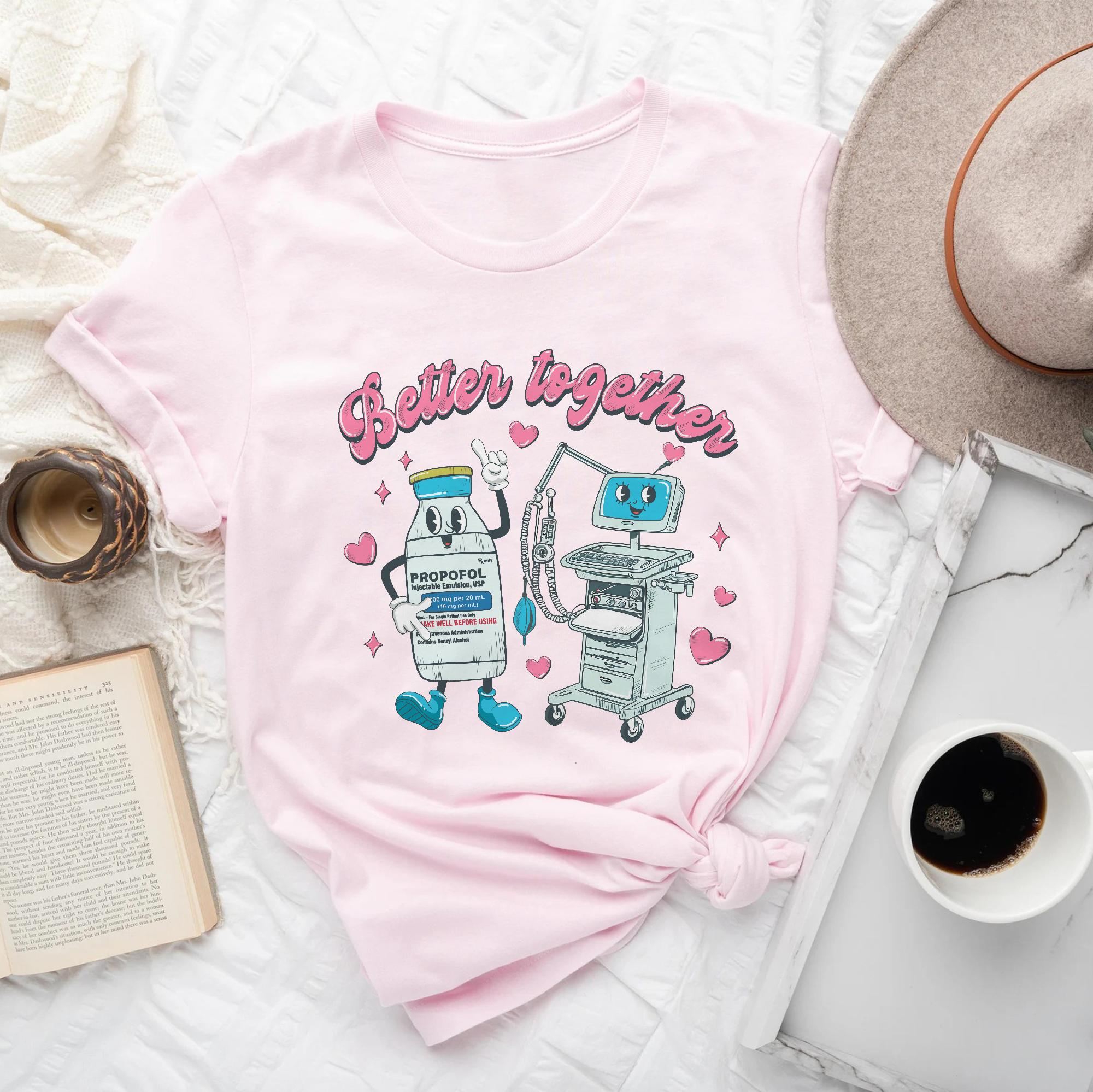 Sandjest Funny T-shirt for ICU Nurse Valentine Tee Gift for Couple Girlfriend Wife