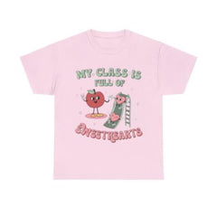 Sandjest Valentine T-Shirt My Class Is Full of Sweethearts Gifts for Teacher Kindergarten Teachers
