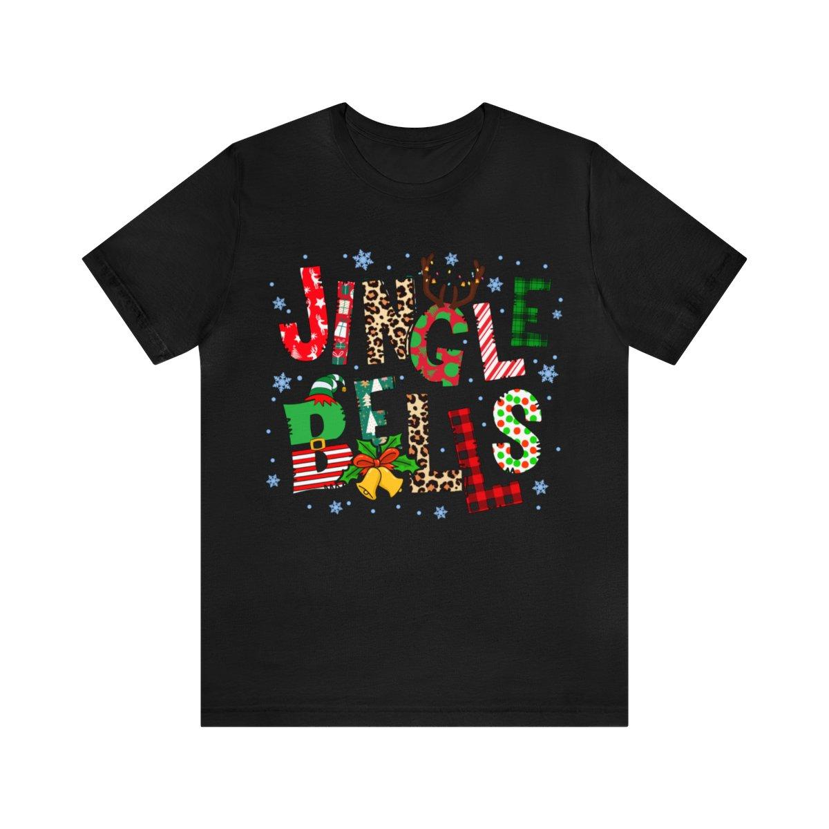 Sandjest Jingle Bell T-Shirt Christmas Gift for Women Girl Friends