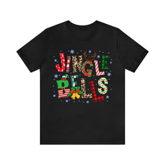 Sandjest Jingle Bell T-Shirt Christmas Gift for Women Girl Friends
