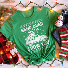 Sandjest Christmas Funny T-Shirt Gifts for Couple Husband Wife Girlfriend Boyfriend