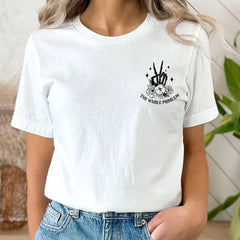 Sandjest Funny Sarcasm T-Shirt Be the Whole Problem Gift for Women Girl Friend