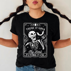 Sandjest Funny T-Shirt There It Goes Tarot Card Style Gift for Women Girl Friend
