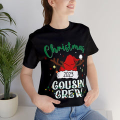 Sandjest Christmas Tshirt Cousin Crew Gift for Women Girl Friend
