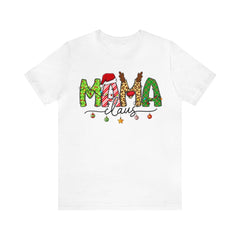 Sandjest Christmas T-shirt Mama Claus Gift for Mom Mother Women Xmas Gift for Your Beloved