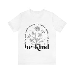 Sandjest Inspirational T-Shirt Celebrate Minds of All Kinds Be Kind Gift for Women Girl Friends