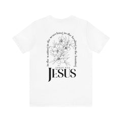 Sandjest Christian T-Shirt in the Waiting in the Searching in the Healing in the Hunting There Was Jesus Gift for Women Girl Friends