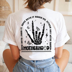 Sandjest Mom T-Shirt Either Way We??re Rockin Motherhood Gift for Women Mother