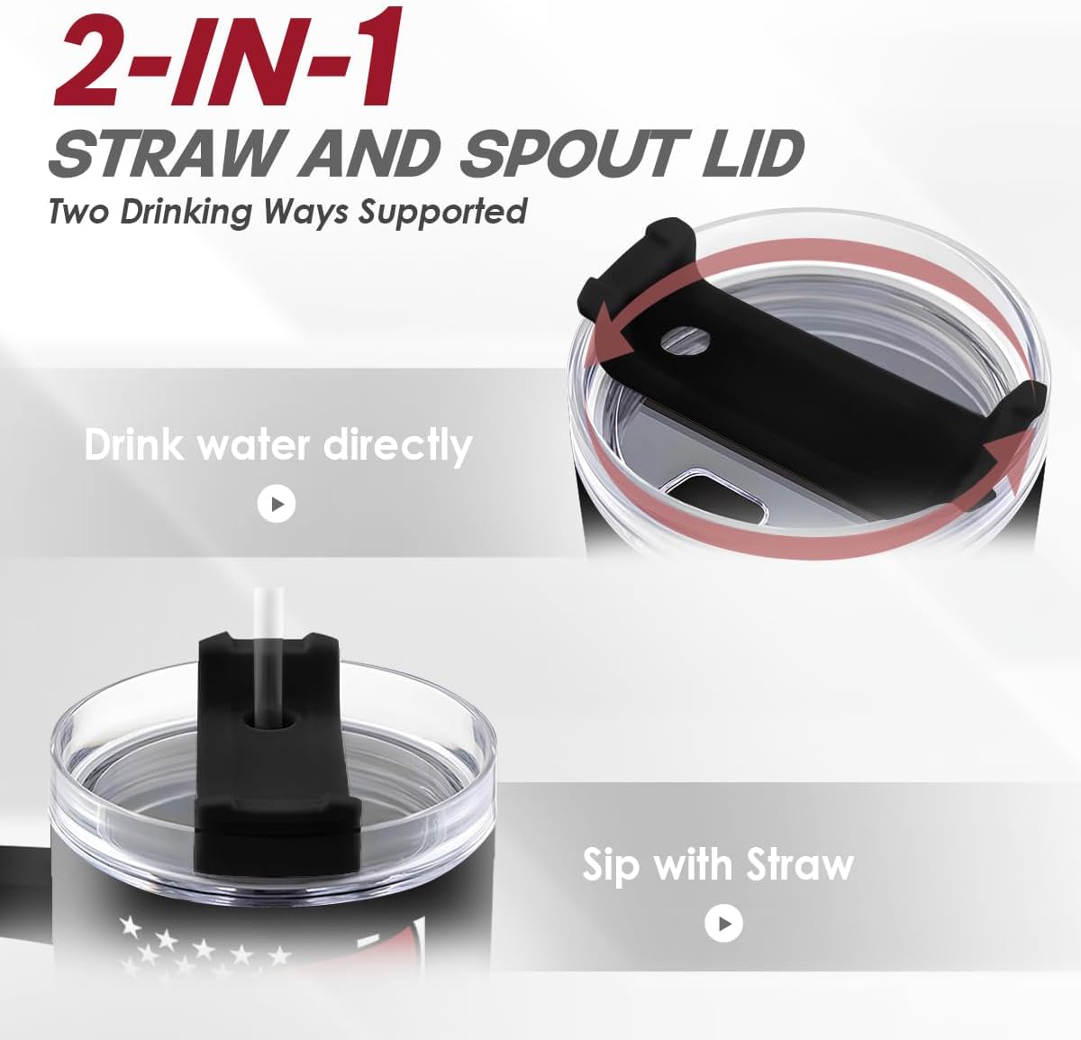 Firefighter Gifts for Men, 40oz Stainless Steel Insulated Coffee Tumbler with Lid & Straw, Travel Mug Cup Gift for Fireman Dad, Christmas Birthday