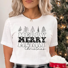 Sandjest Merry Christmas T-Shirt Xmas Gift for Friend Women Men Boy Girl