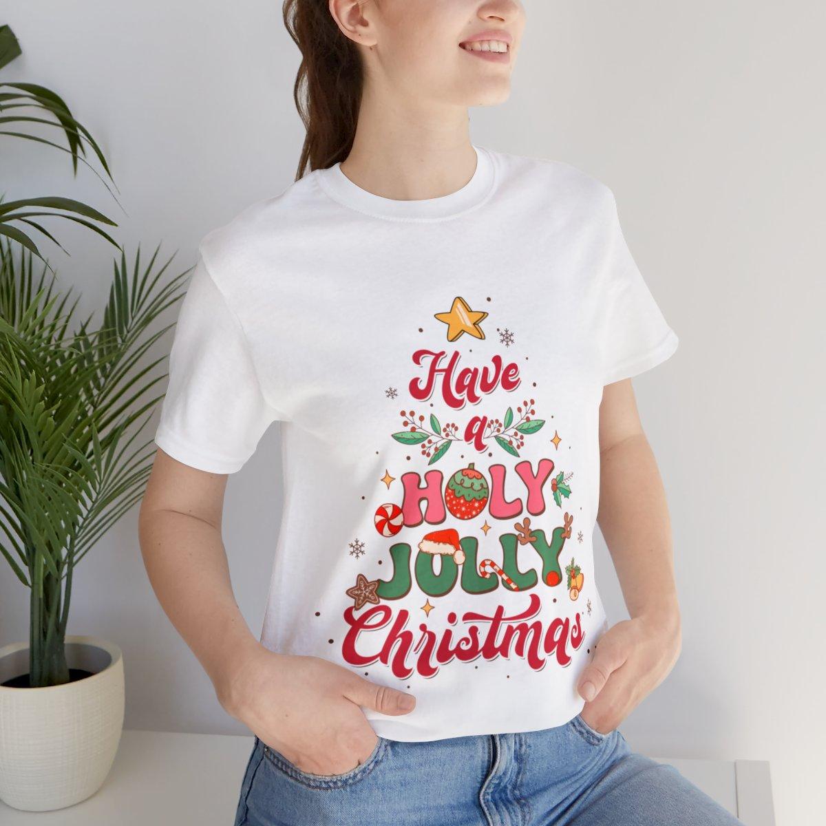 Sandjest Have a Holly Jolly Christmas Tshirt, Retro Christmas Tee, Cute Christmas Tshirt, Holly Jolly Tee, Christmas Gifts