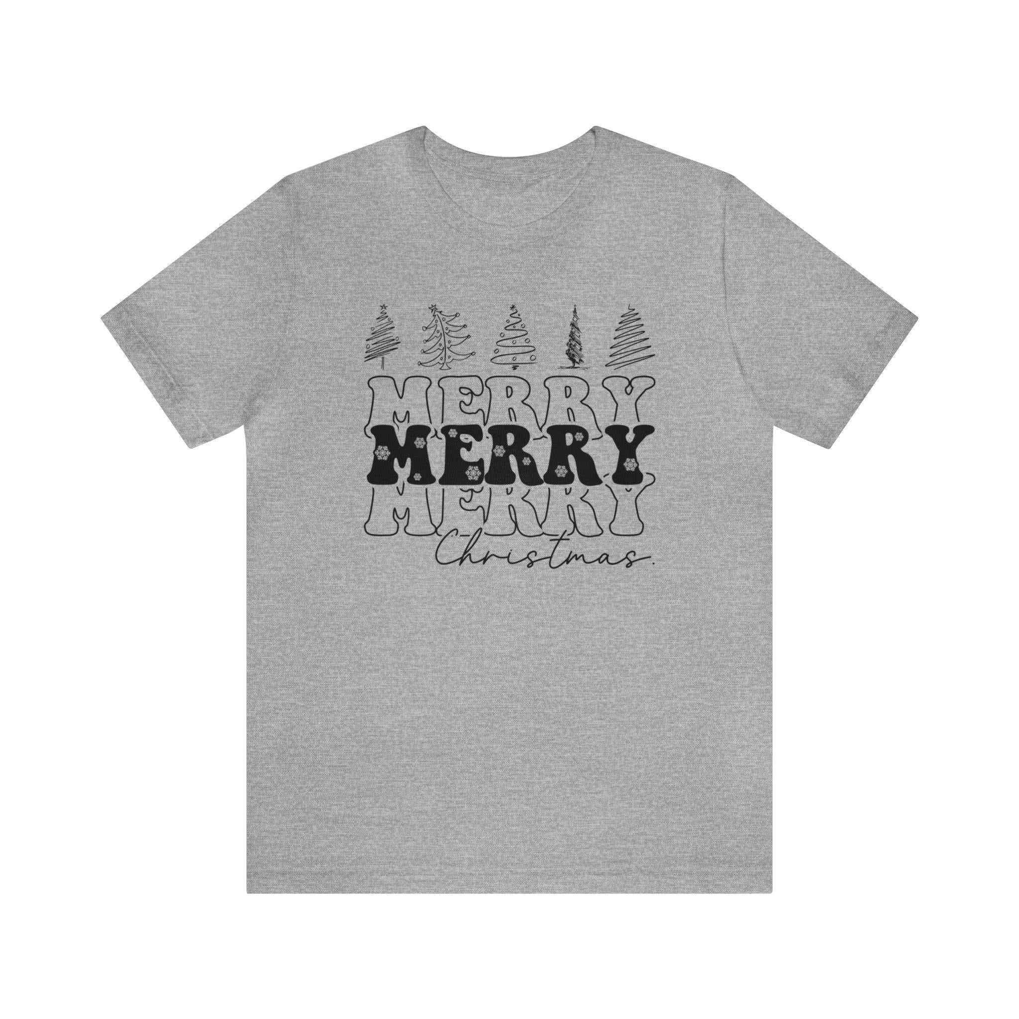 Sandjest Merry Christmas T-Shirt Xmas Gift for Friend Women Men Boy Girl