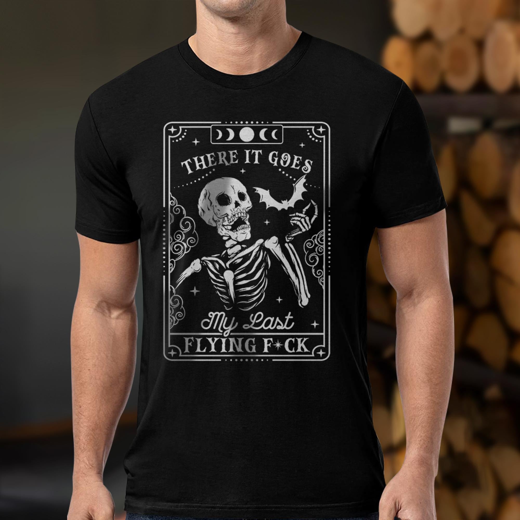 Sandjest Funny T-Shirt There It Goes Tarot Card Style Gift for Women Girl Friend