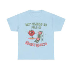 Sandjest Valentine T-Shirt My Class Is Full of Sweethearts Gifts for Teacher Kindergarten Teachers